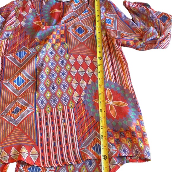 Altar’d State Geometric Designed Colorful Top - Picture 13 of 13